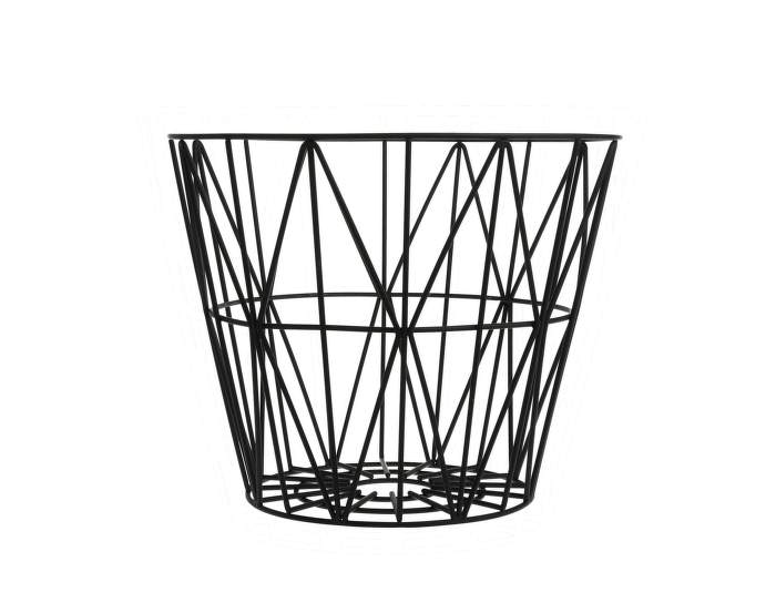 Wire Basket Medium, Black