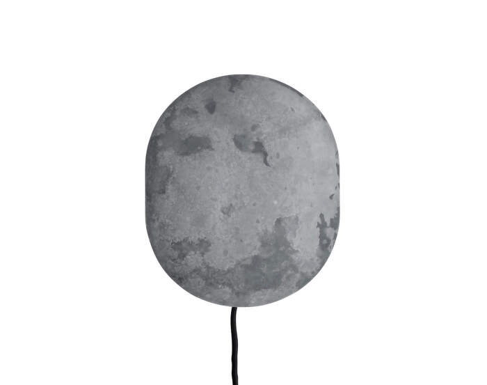 Nástěnná lampa Clam, oxidized