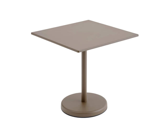 Stolek Linear Steel Café Table 70x70, taupe