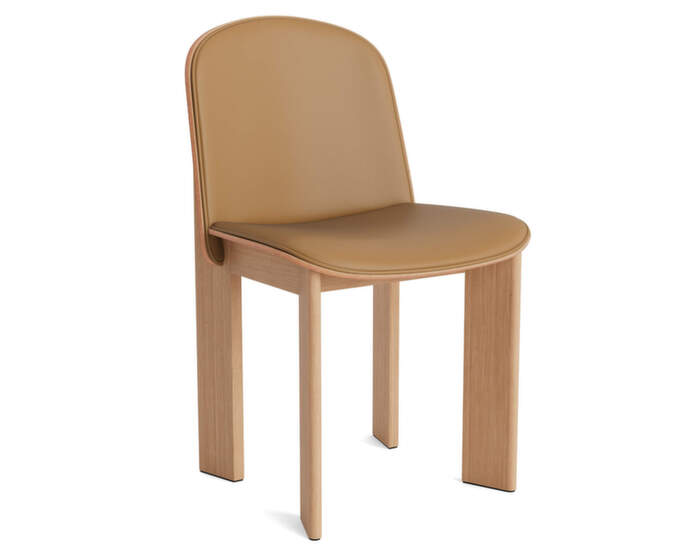 Židle Chisel 65, lacquered oak / Grano cognac