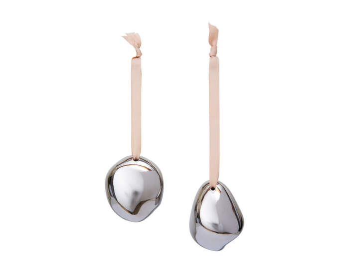 Vánoční ozdoby Bellure Baubles set 2ks, silver