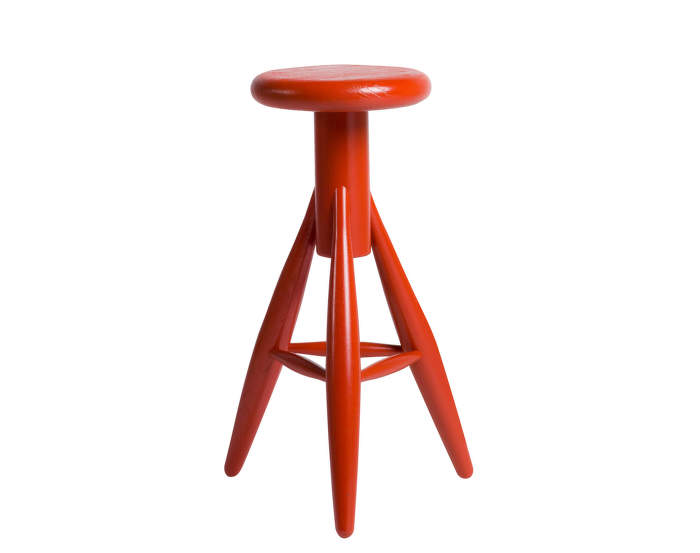 Barová stolička Artek Rocket, red