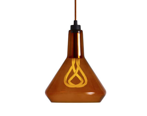 Plumen Drop Top Lamp Shade Set, jantar+měď