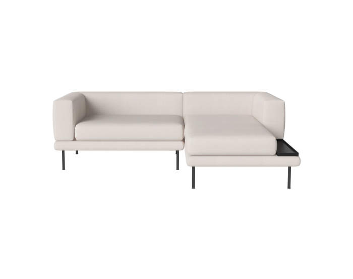 Jerome 2 modules with chaise longue to the right, Linea - Beige