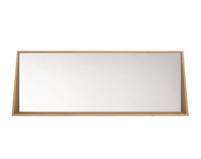 Qualitime wall mirror, 185 x 70 cm, oak