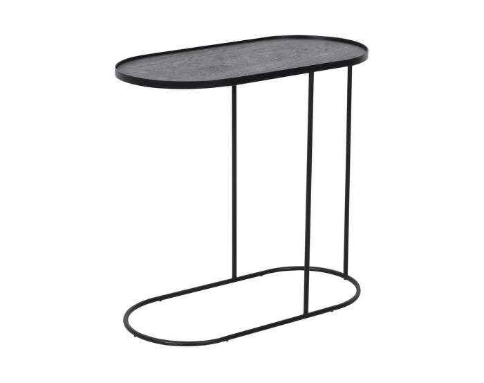 Oblong tray side table