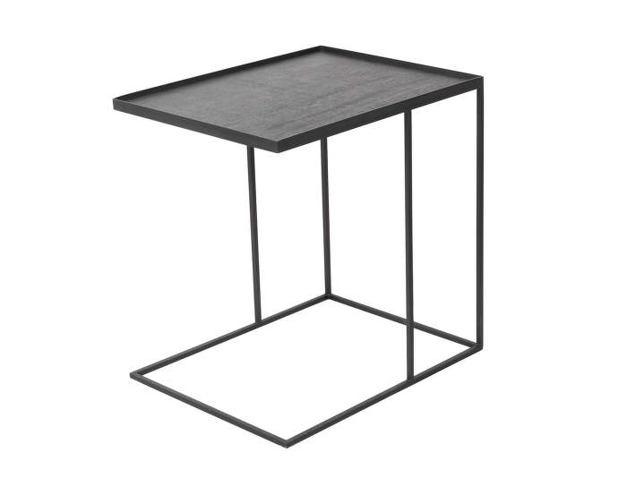 Rectangular tray side table