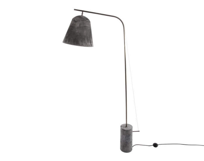 Line Two Floor Lamp, oxidized