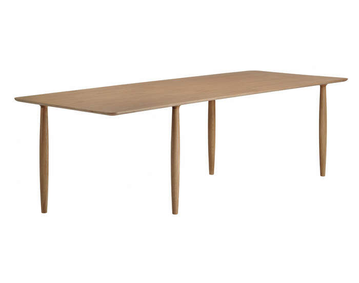 Oku Dining Table L250, smoked oak