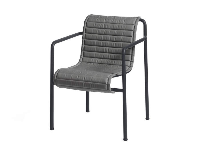 Palissade Dining Armchair quilted cushion, anthracite