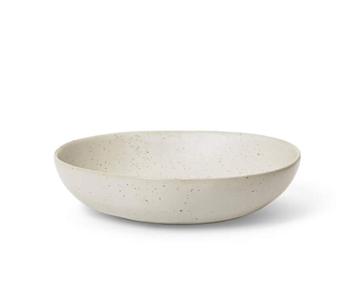 miska-Flow Bowl L, off-white speckle