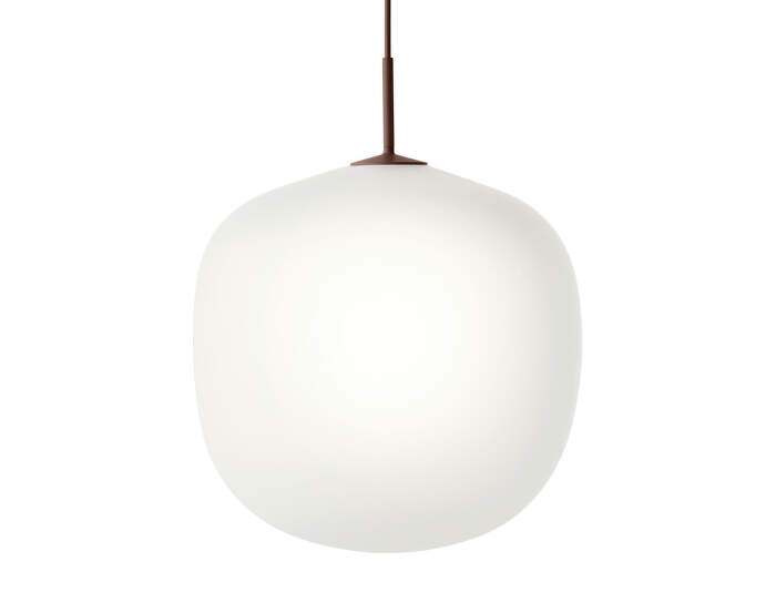 lampa Rime Pendant Lamp Ø45, opal/deep red