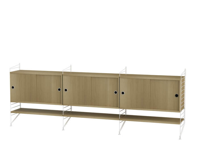 sestava-Living Room F, oak/white