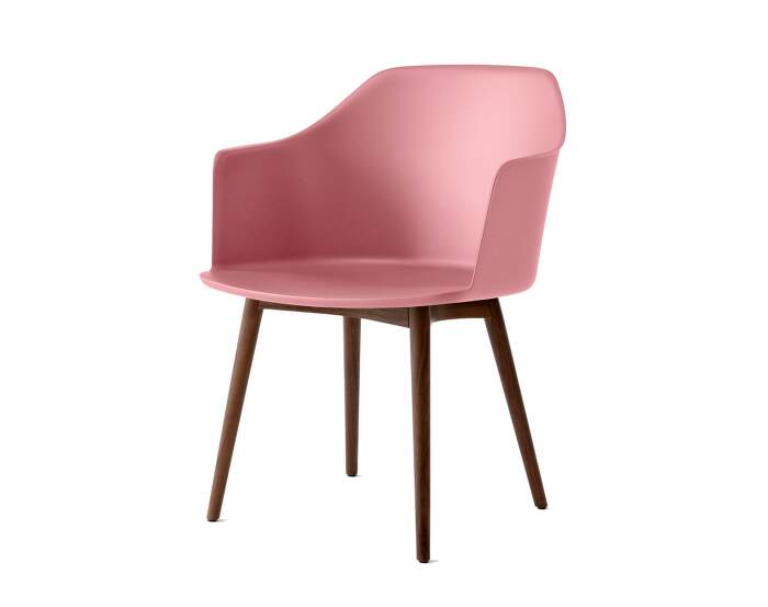 zidle-Rely HW76 Armchair, walnut/soft pink