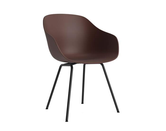zidle-AAC 226 Chair Black Steel, raisin