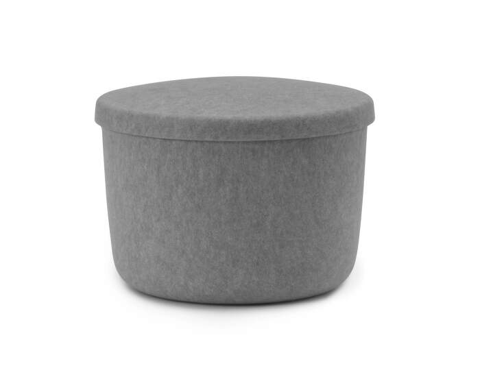 pouf-Hide Storage Pouf Small, grey