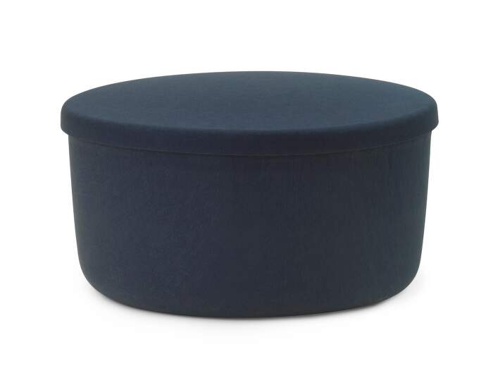 pouf-Hide Storage Pouf Large, steel blue