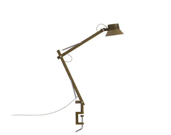 lampa-Dedicate Table Lamp S2 w. Clamp, brown green