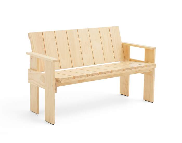 lavice-Crate Dining Bench, pinewood