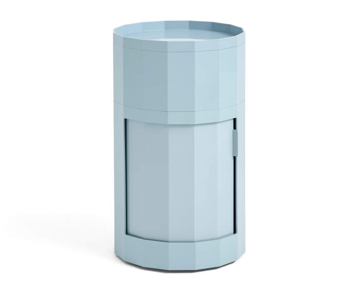 Úložný stolek Facet Cabinet High, misty blue
