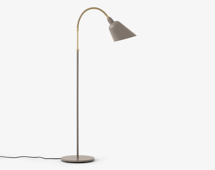 Lampa Bellevue AJ7, Grey Beige & Brass