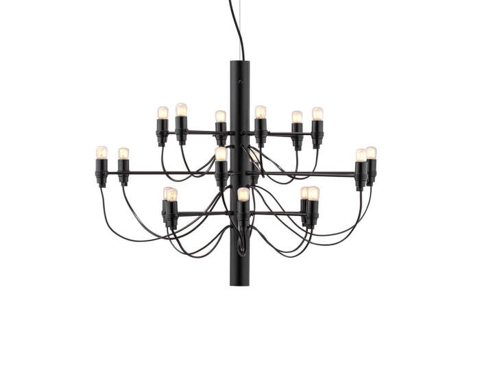 Lustr 2097/18 Frosted Bulbs, matte black