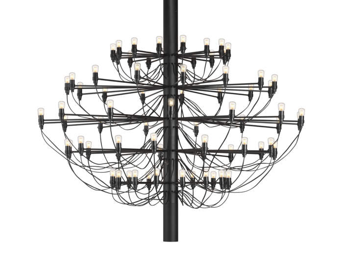 Lustr 2097/75 Clear Bulbs, matte black