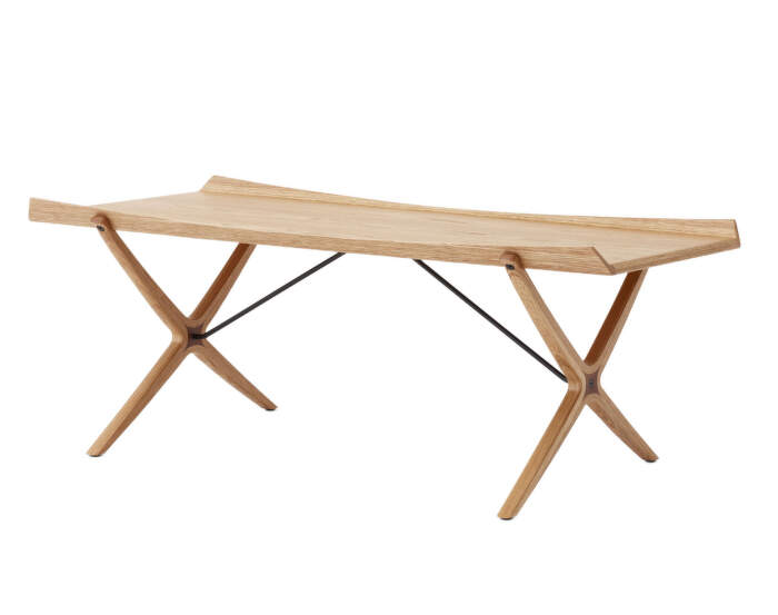 Konferenční stolek X HM13, lacquered oak and walnut