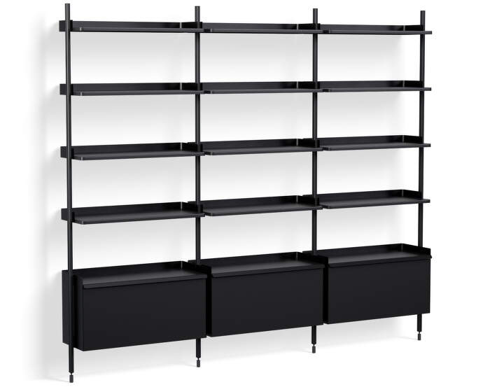 Policový systém Pier kombinace 123, black