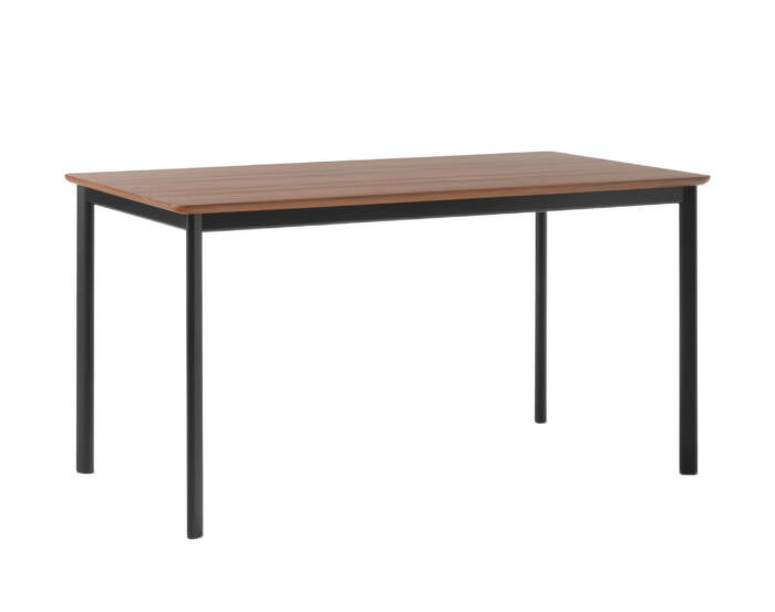 Jídelní stůl Drip HW115, black/lacquered walnut
