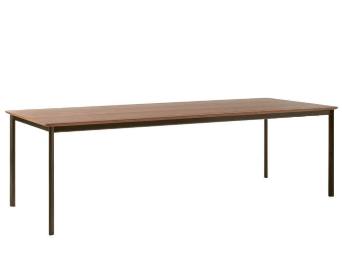 Jídelní stůl Drip HW117, bronzed/lacquered walnut