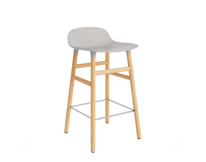 Barová židle Form 65 cm, warm grey/oak