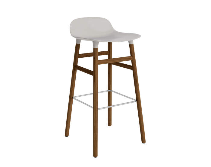 Barová židle Form 75 cm, warm grey/walnut