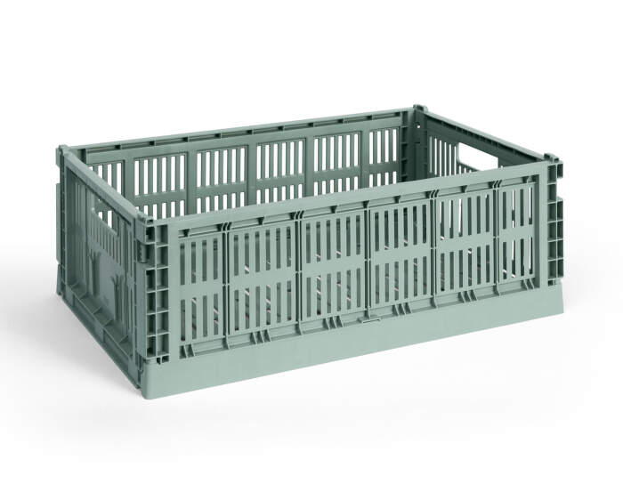 Úložný box Colour Crate L, sage green