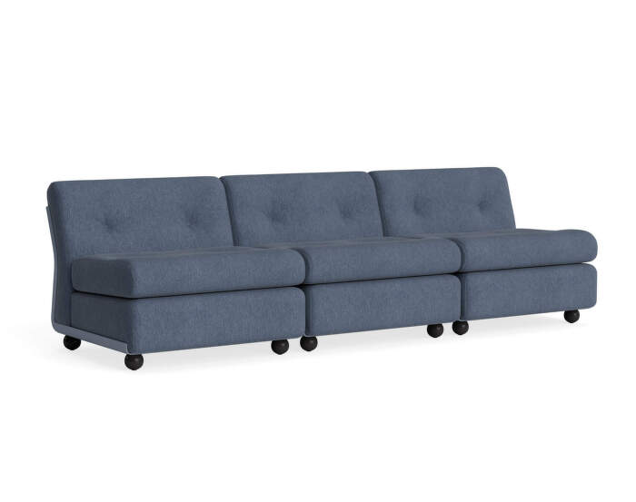 Třímístná pohovka Amanta, Turf blue grey