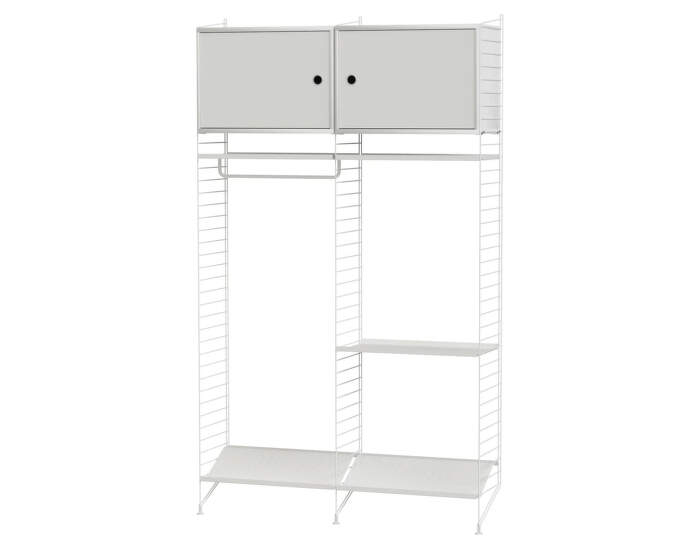 Policová sestava String Hallway T, white