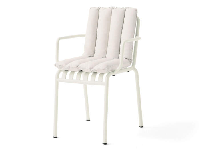 Prošívaný podsedák Palissade Chair and Armchair Soft Quilted Cushion, cream white