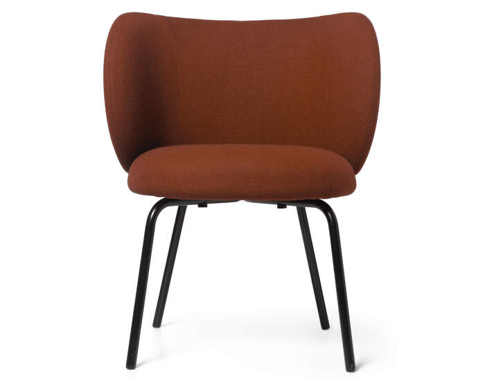 Jídelní židle Rico, Tonus red brown : black
