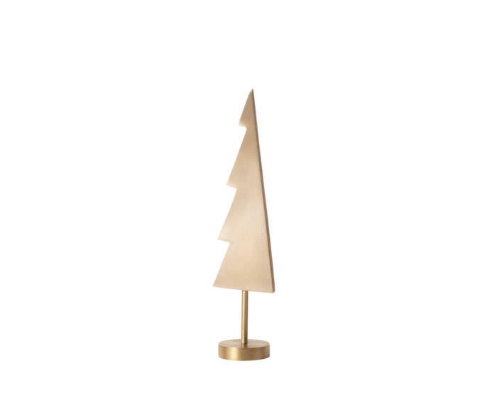 Dekorace Winterland Tree, brass solid