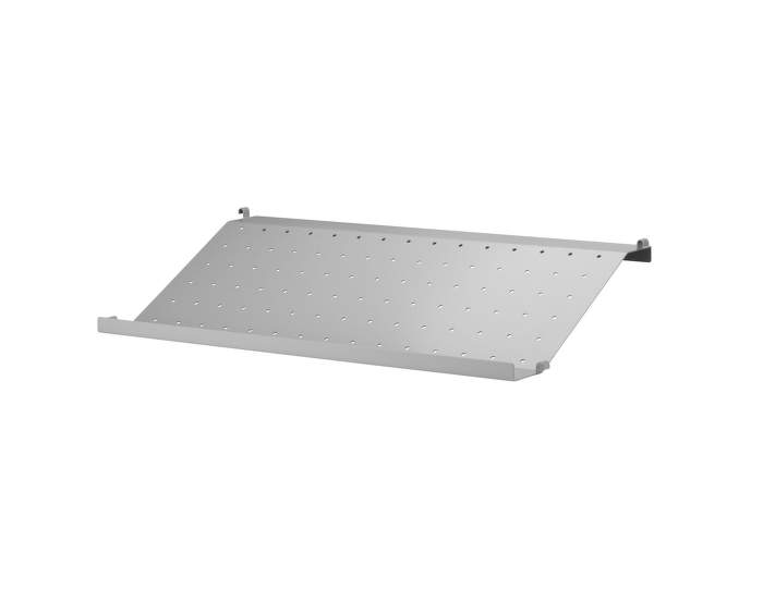 Police String Shoe Shelf Metal 58 x 30, grey