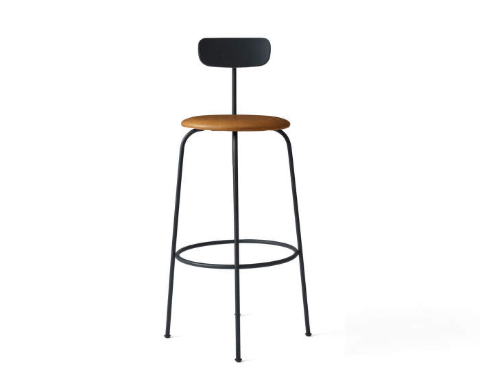 Barová stolička Afteroom Bar Chair, leather, black/cognac