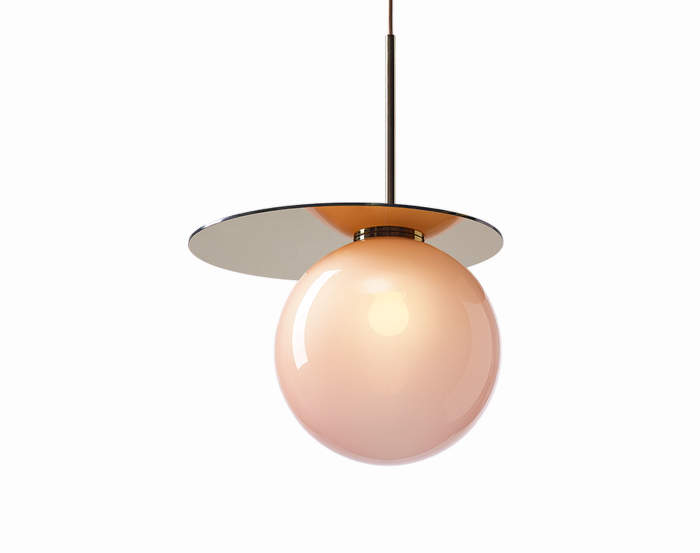 Lampa Umbra, pink/gold