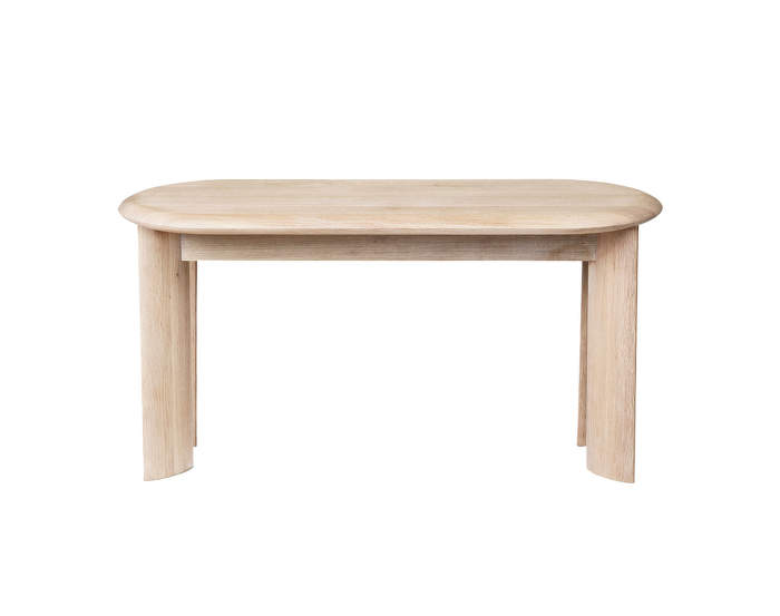 Bevel Bench, white oiled oak