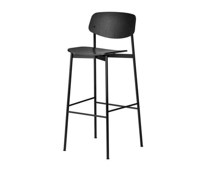 Today Bar Stool H75, black oak / black