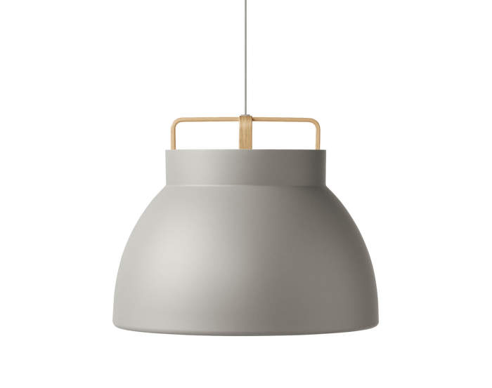 Voyage Pendant M3 - Ø46, grey / natural oak