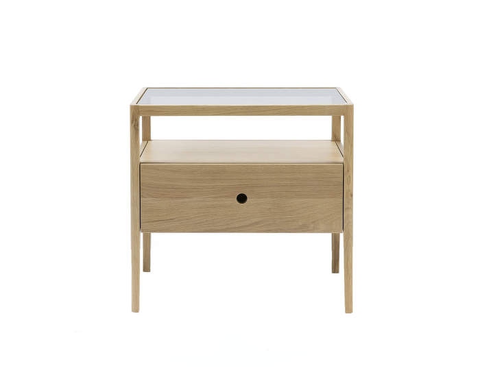 Oak Spindle bedside table