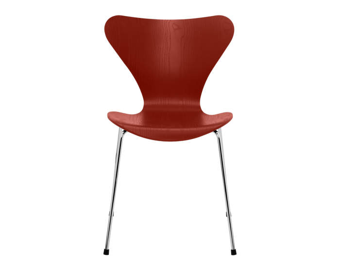 Series 7 Chair, venetian red / chrom