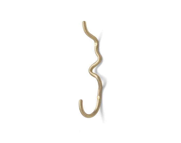 Curvature Hook Brass