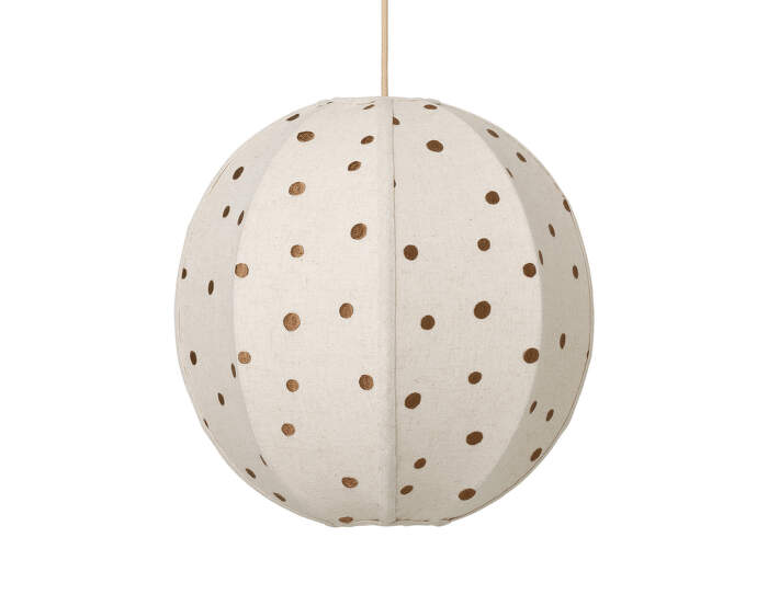 Dots Embroidered Textile Lampshade