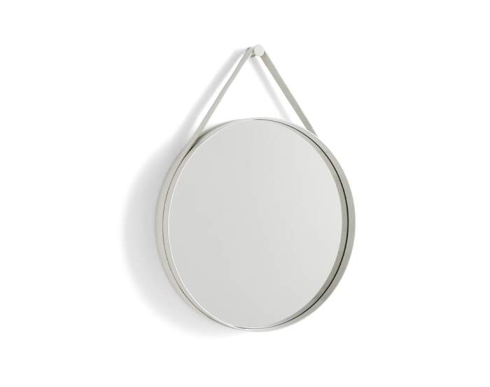 Strap Mirror 50cm, light grey